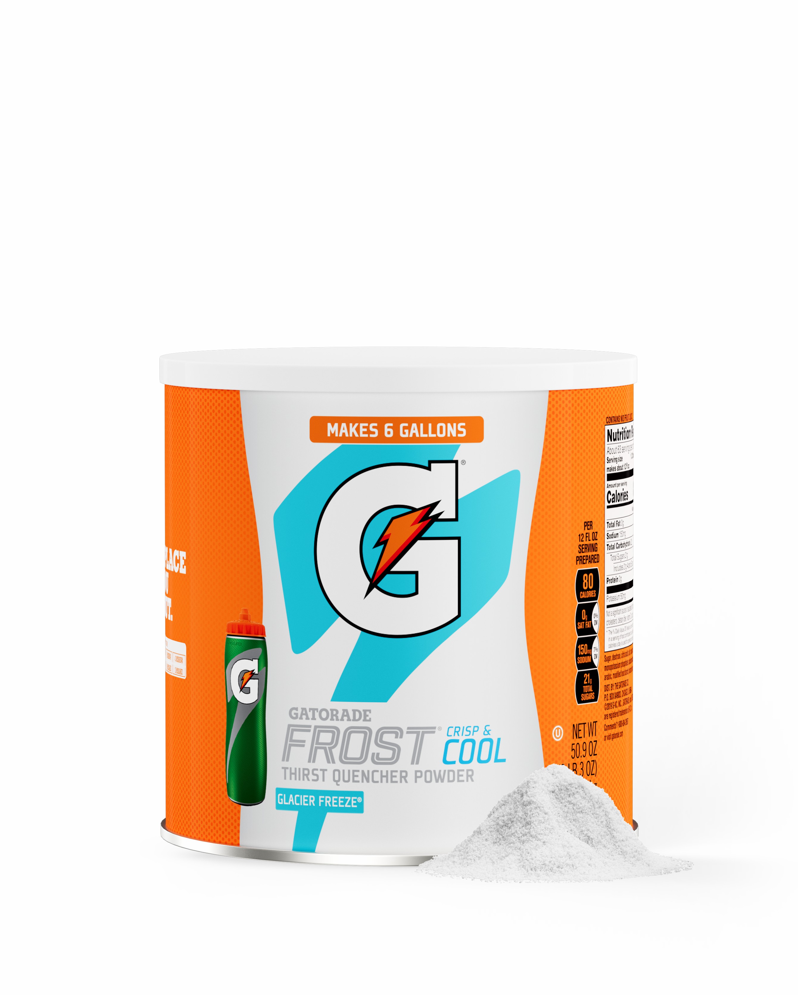 Gatorade Thirst Quencher Powder (3 Canisters) Glacier Freeze Canada RJBFH6849